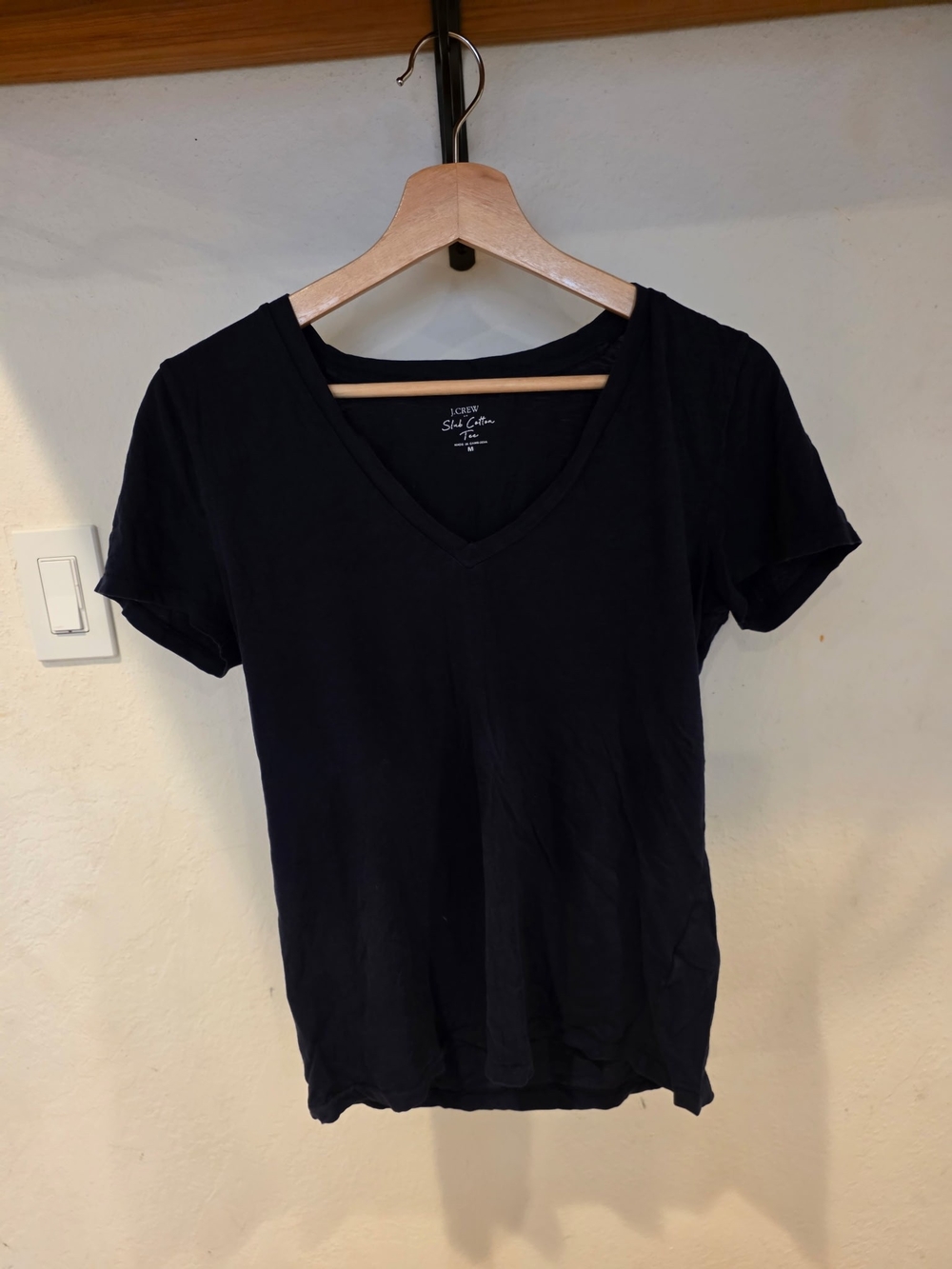J.Crew V-neck Navy Tee